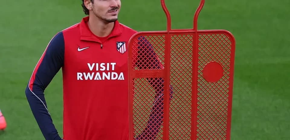 Player standing next to a training dummy