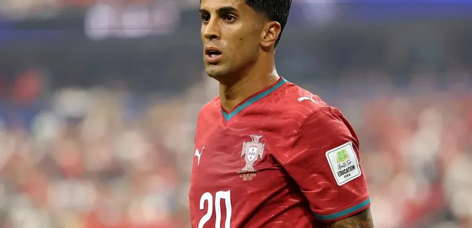 Player wearing Portugal jersey during match