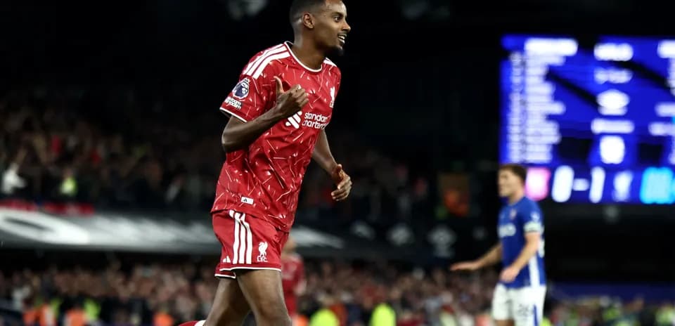 Player celebrating a goal during match