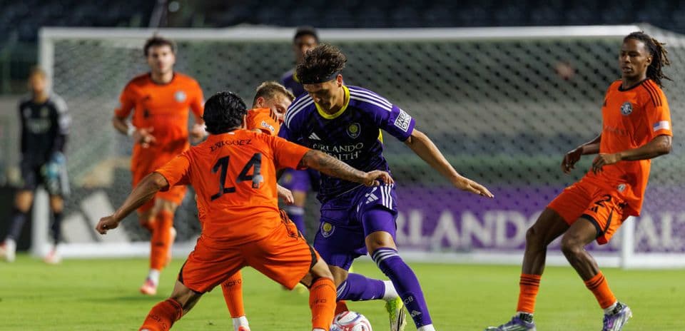 Players competing in Huntsville City vs Orlando City II