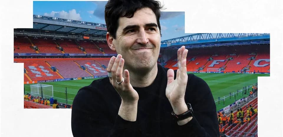 Man clapping in front of empty stadium seats