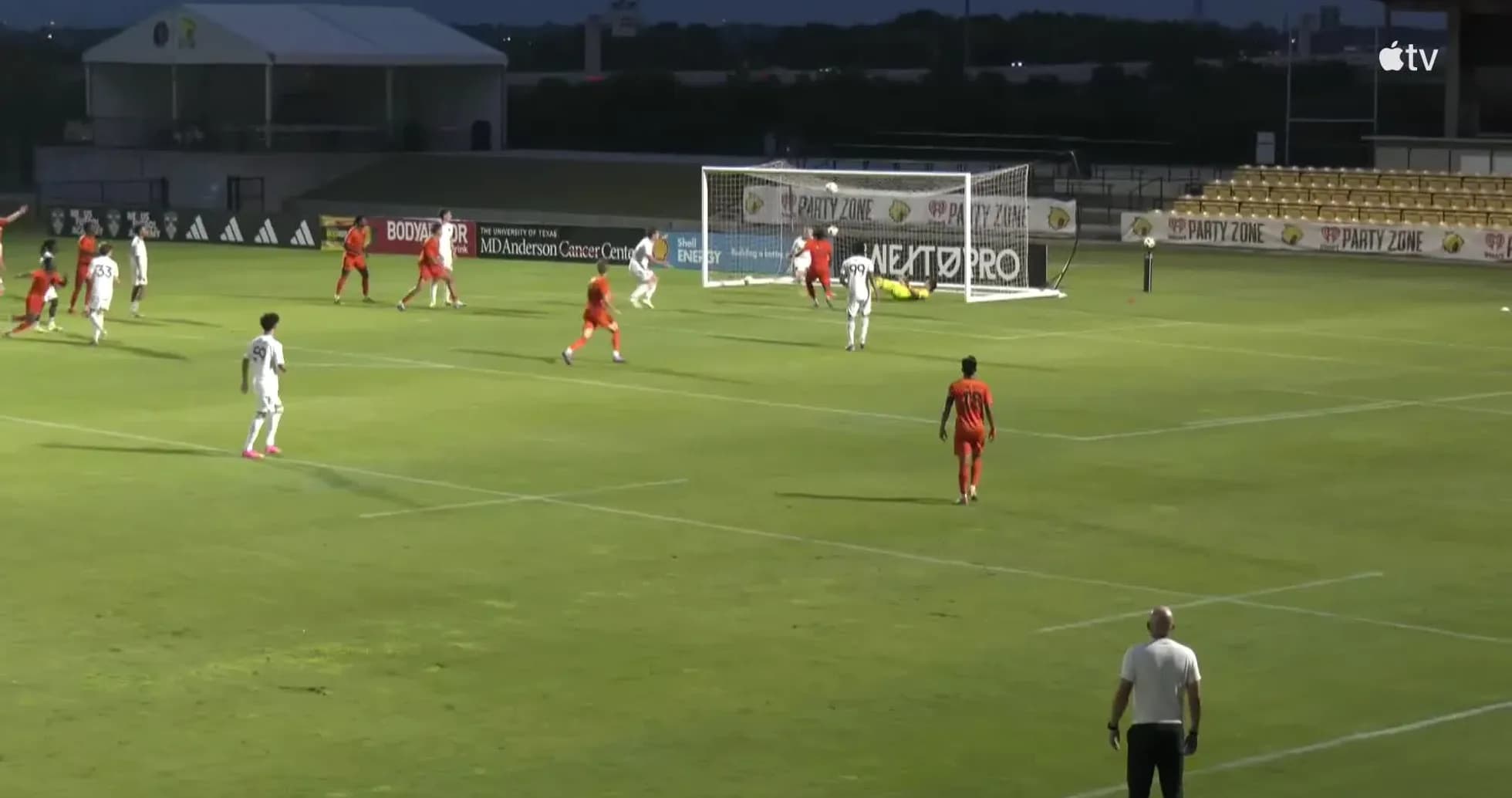 Players competing in St. Louis City II match