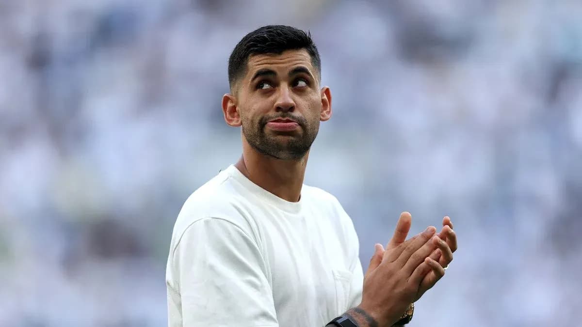 Player clapping during pre-match warm-up