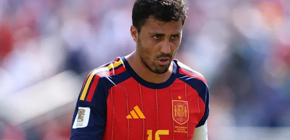 Player wearing Spain jersey during match
