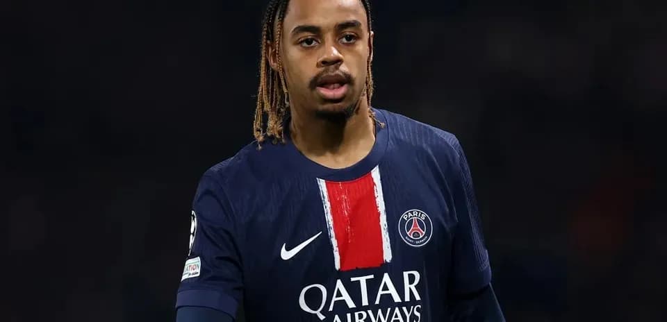 Player wearing PSG jersey during match