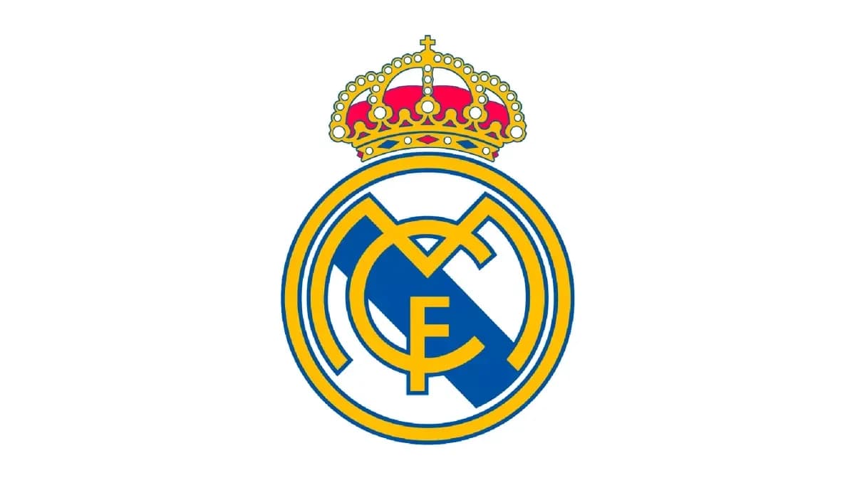 Real Madrid football club logo with crown