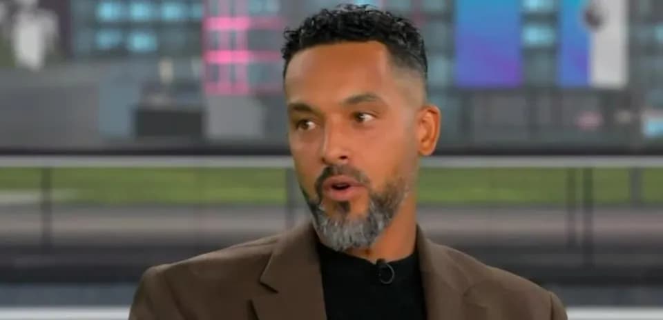 Person speaking during a televised sports discussion