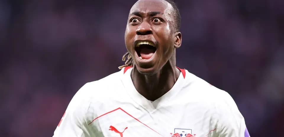 Player celebrating a goal during a match