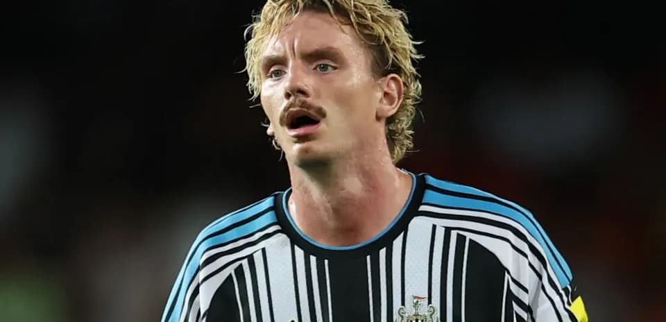 Newcastle United player during a match