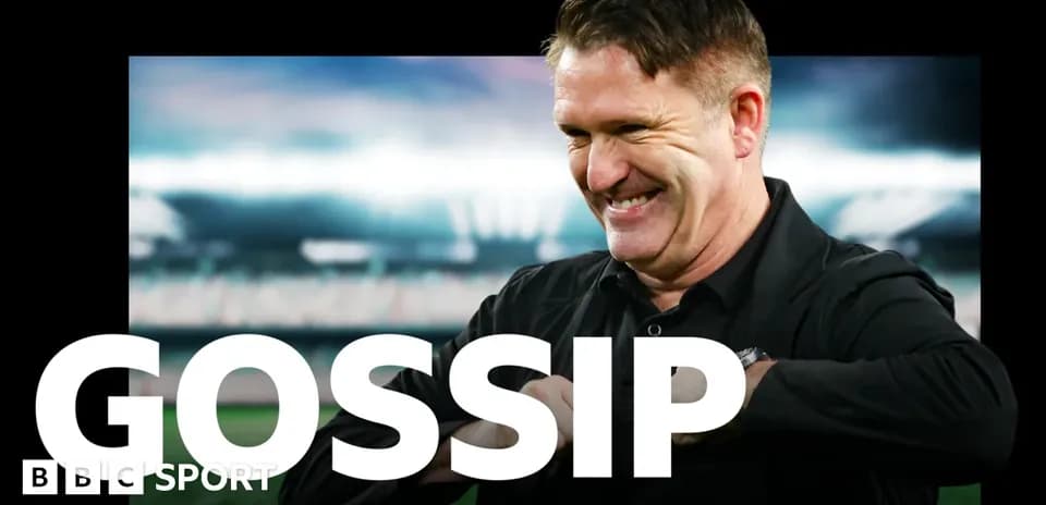 Man smiling during sports news segment