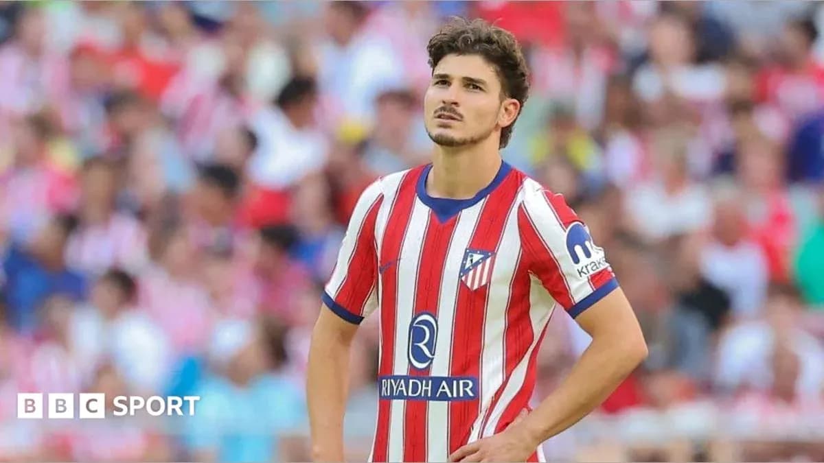 Atletico Madrid player on the pitch during match