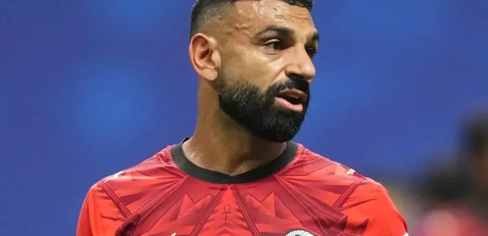Player wearing Egypt jersey during match
