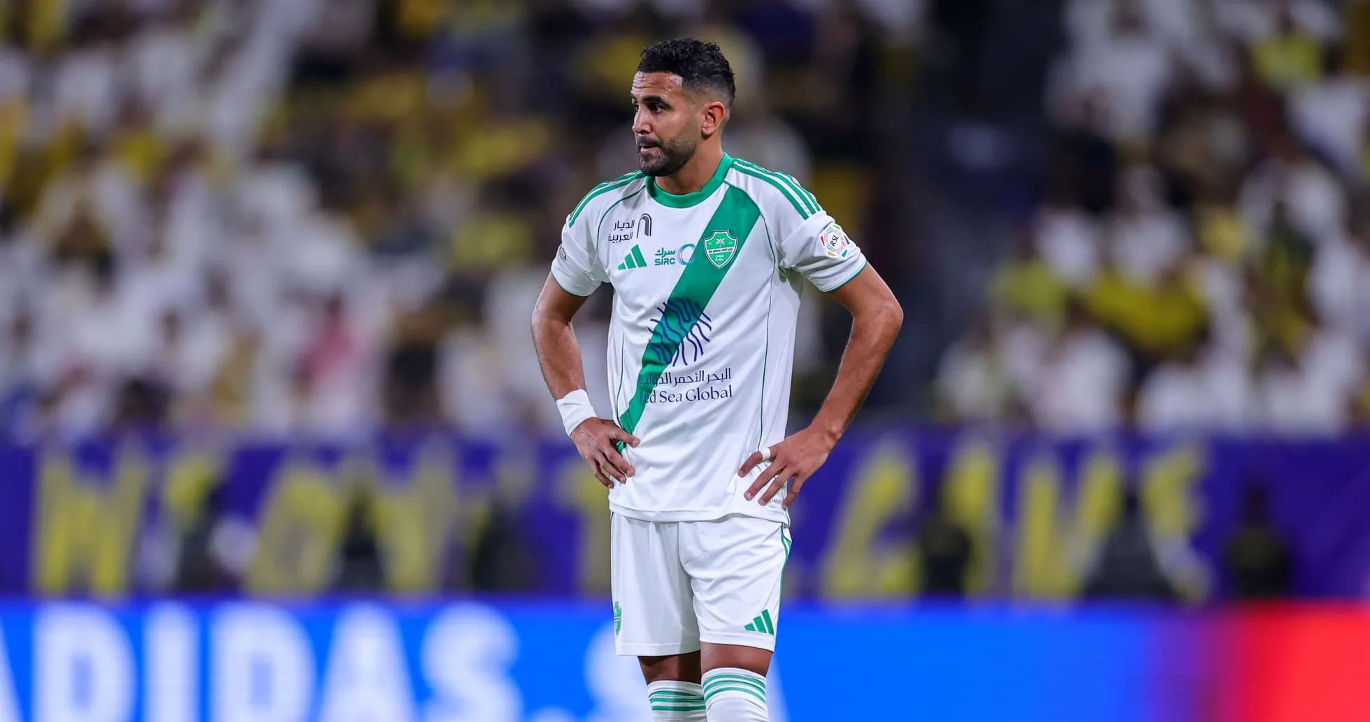Player standing on field during a match