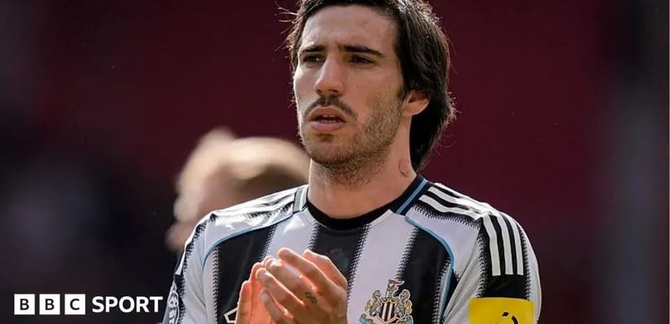 Newcastle player applauding after a match