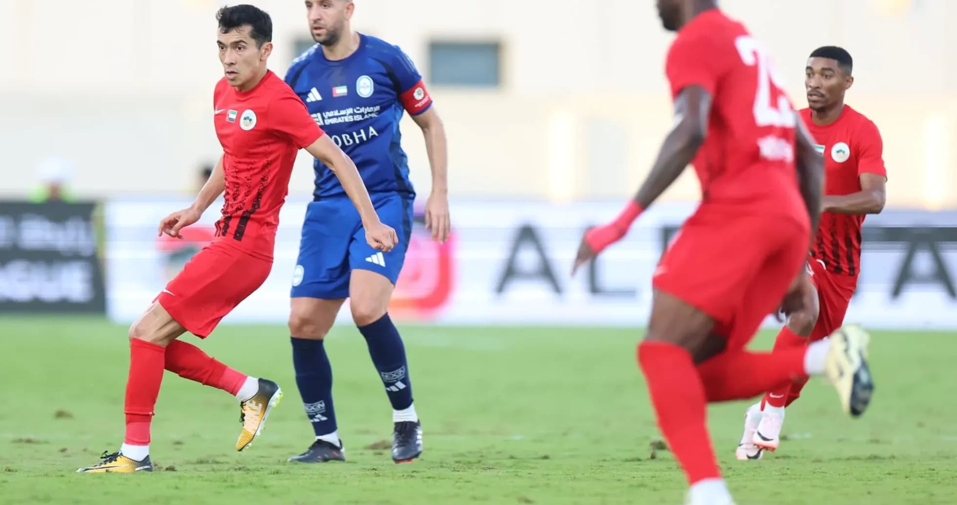 Players in action during Al Sharjah U23 match