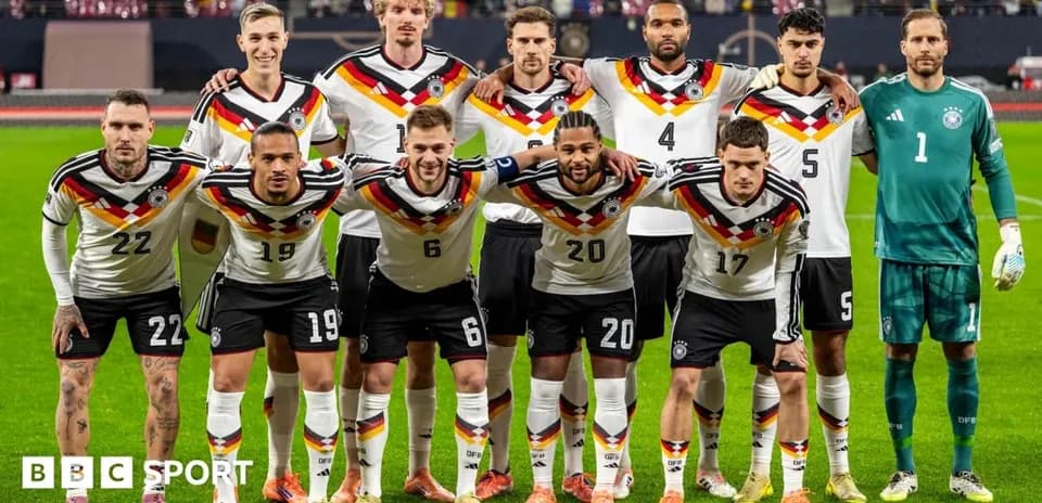 Germany national football team posing for team photo