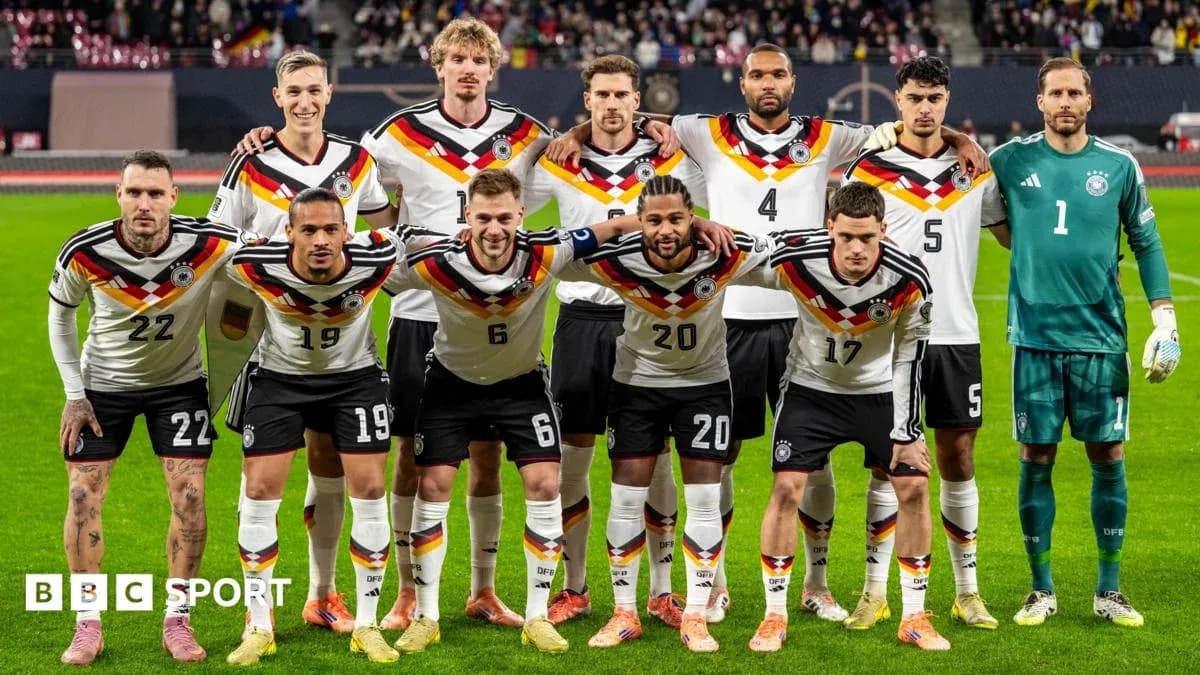 Germany national football team posing for team photo