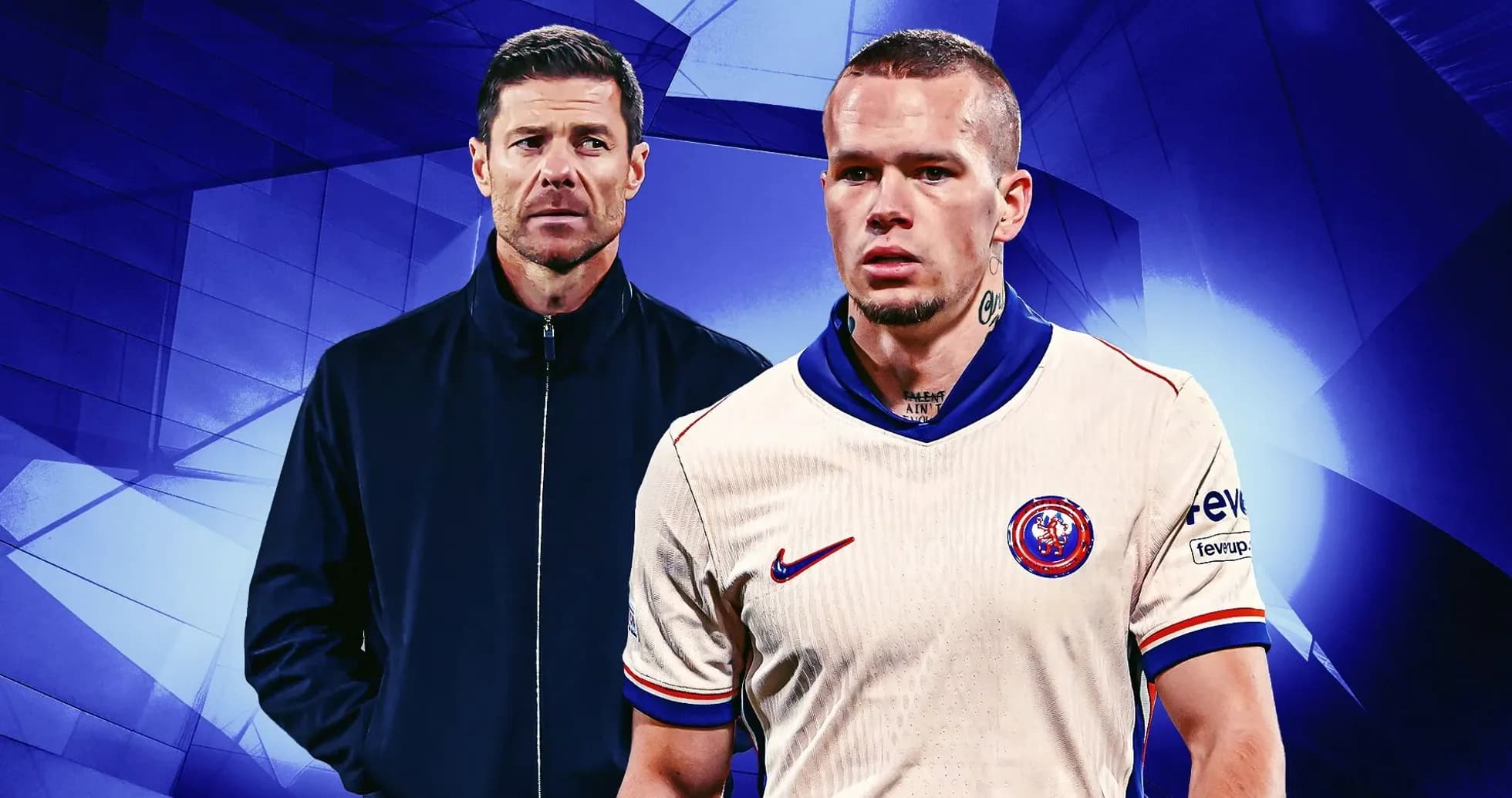 Coach and player during a sports event backdrop