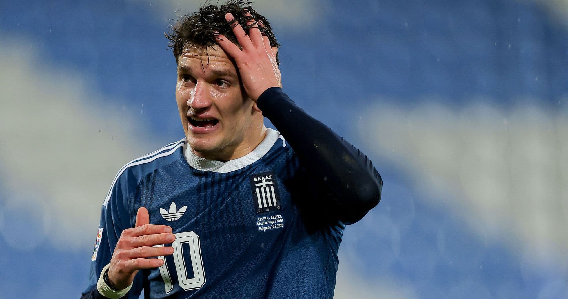 Arsenal Faces New Injury Concern as Christos Tzolis Leaves Greece Match After Ignoring Substitution Call