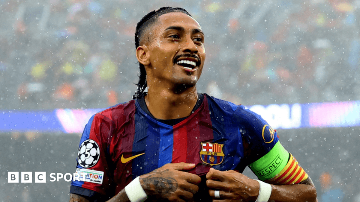 Raphinha Stars as Barcelona Crush Feyenoord 5-1 in Champions League