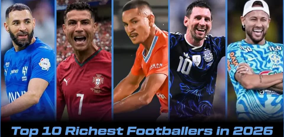 Top 10 Wealthiest Active Footballers in the World