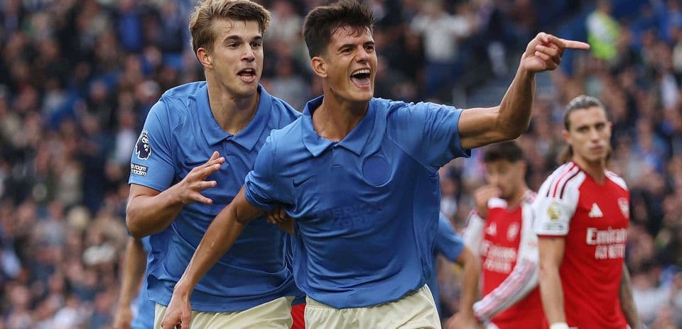 Chema Andres Replays Stunning Debut Goal in Brighton’s 3-0 Win Over Arsenal