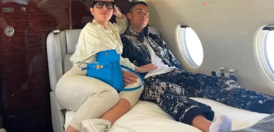 Georgina Rodríguez's Influence Grows on Ronaldo's ₦96 Billion Private Jet After Wedding
