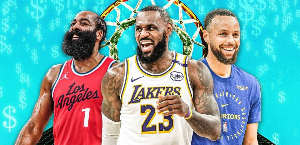 Top 10 NBA Players Ranked by Net Worth - Stephen Curry at Fourth