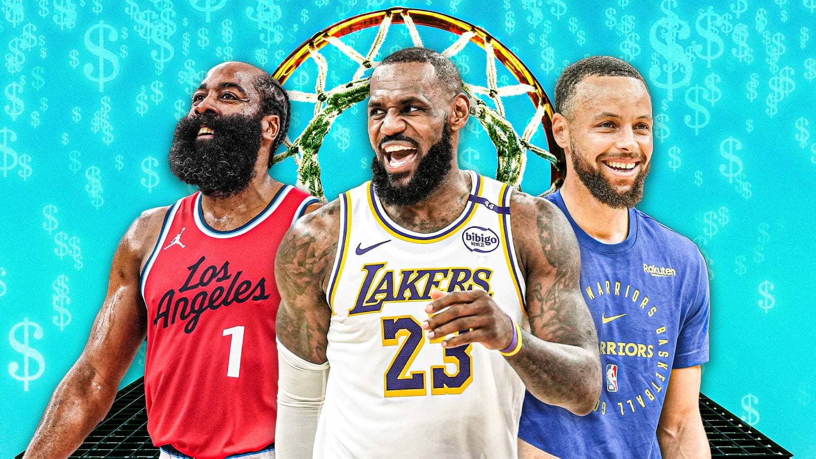 Top 10 NBA Players Ranked by Net Worth - Stephen Curry at Fourth