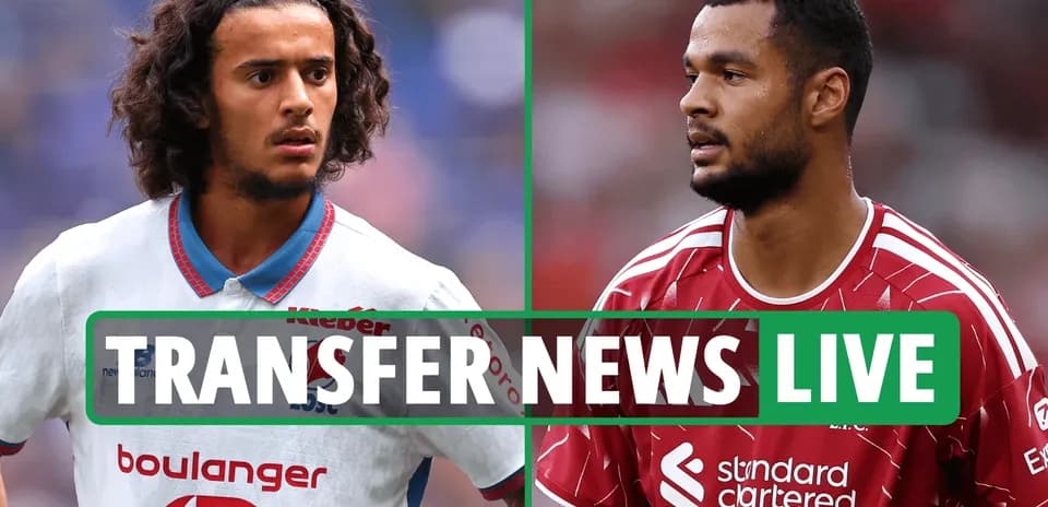 Two football players featured in transfer news segment Two football players featured in transfer news segment