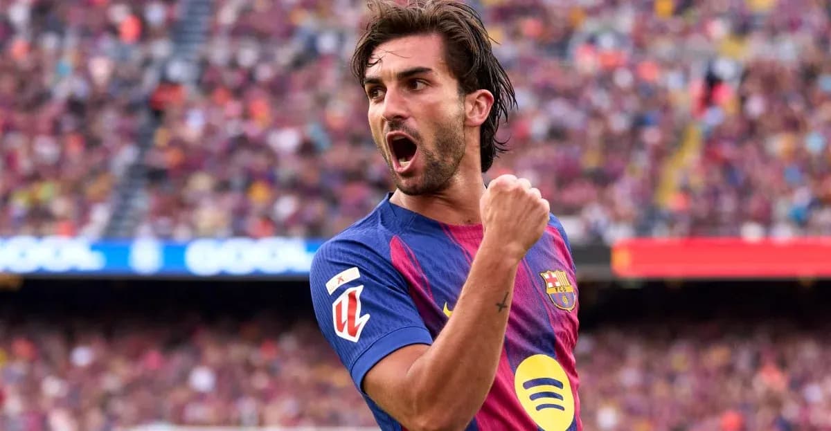 Player celebrating after scoring a goal for Barcelona Player celebrating after scoring a goal for Barcelona