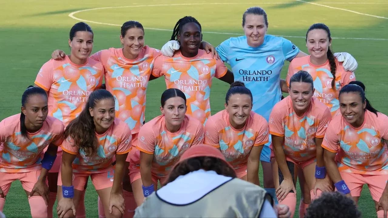 Orlando Pride team posing for a photo Orlando Pride team posing for a photo