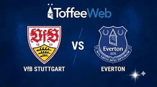 VfB Stuttgart vs Everton match logo graphic VfB Stuttgart vs Everton match logo graphic