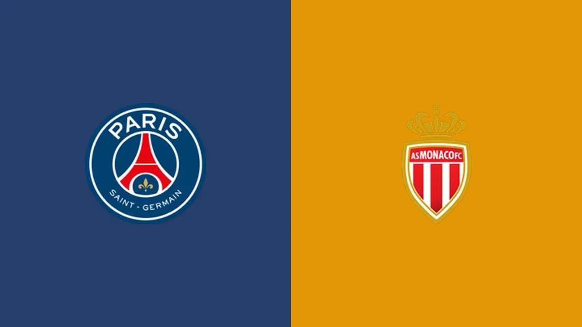 Logos of Paris Saint-Germain and AS Monaco Logos of Paris Saint-Germain and AS Monaco
