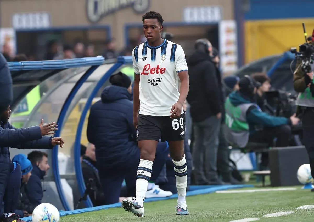 Player wearing number 69 walking off the pitch Player wearing number 69 walking off the pitch