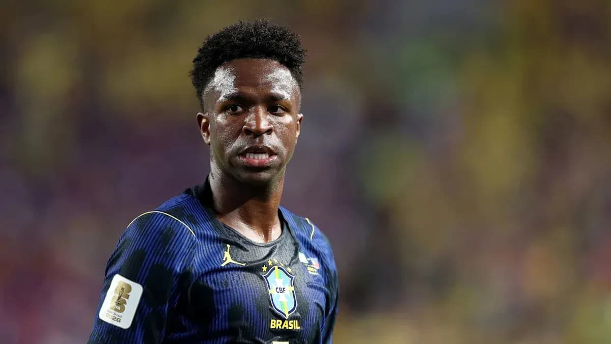 Player in Brazil jersey during a match Player in Brazil jersey during a match