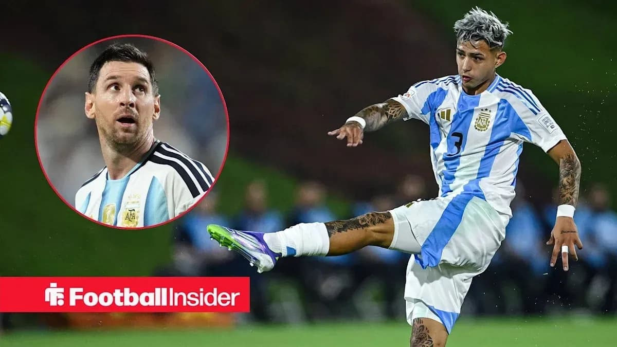 Argentinian player kicking ball during match action Argentinian player kicking ball during match action