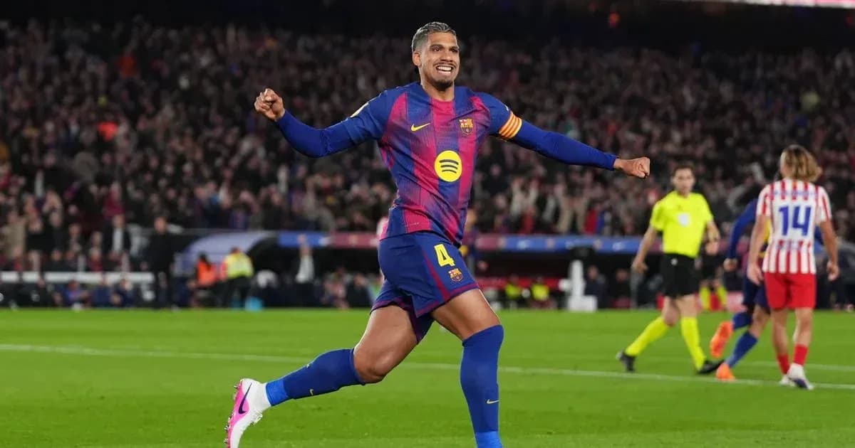 Player celebrating a goal during Barcelona match Player celebrating a goal during Barcelona match