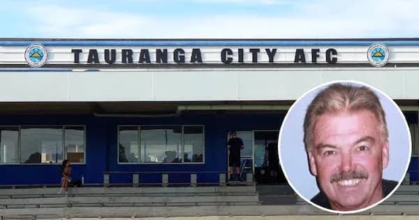 Tauranga City AFC building with people outside Tauranga City AFC building with people outside