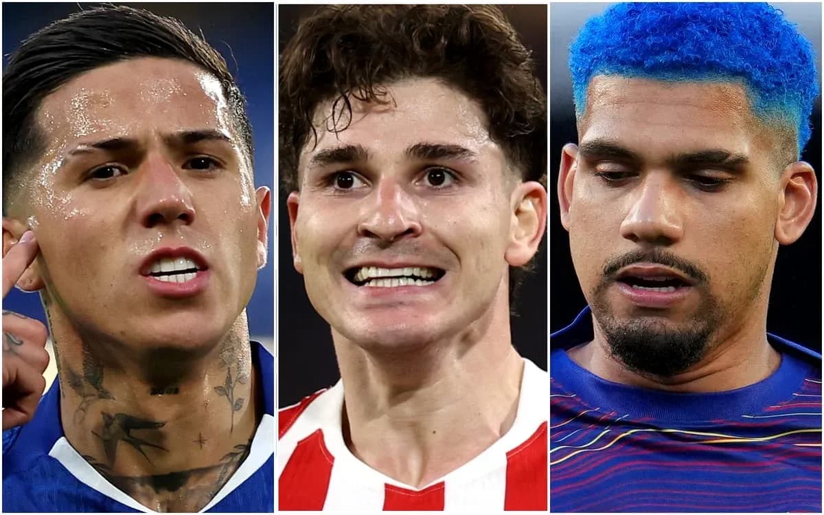 Three soccer players with varied hairstyles and expressions Three soccer players with varied hairstyles and expressions