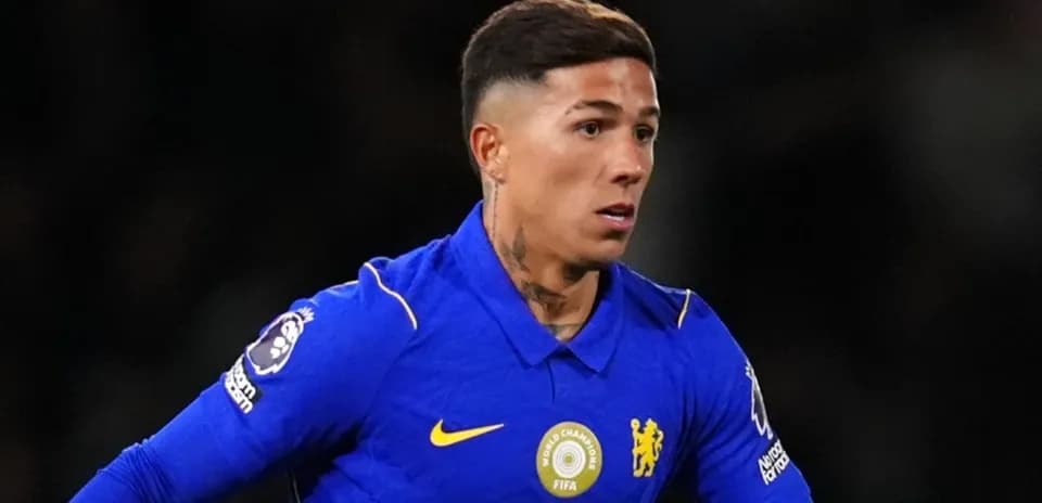 Player in blue kit running during match Player in blue kit running during match