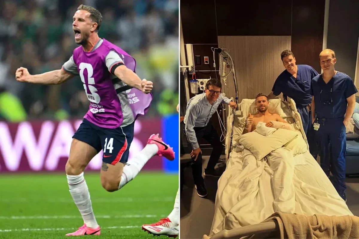 Player celebrating a goal and recovering in hospital Player celebrating a goal and recovering in hospital