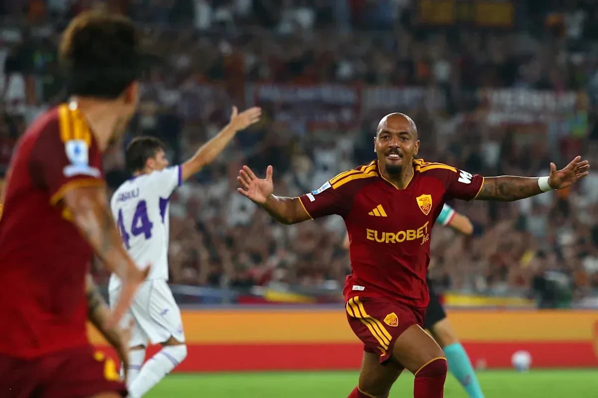 Player celebrating a goal during a match Player celebrating a goal during a match