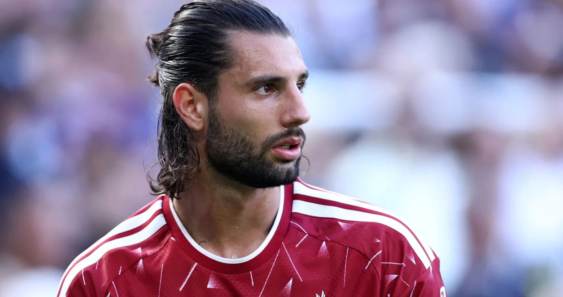 Player in Liverpool kit during match Player in Liverpool kit during match