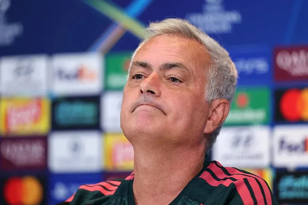 Manager at Champions League press conference Manager at Champions League press conference