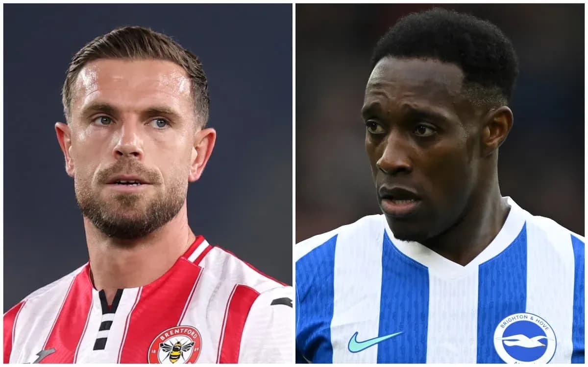 Brentford and Brighton players posing for match Brentford and Brighton players posing for match