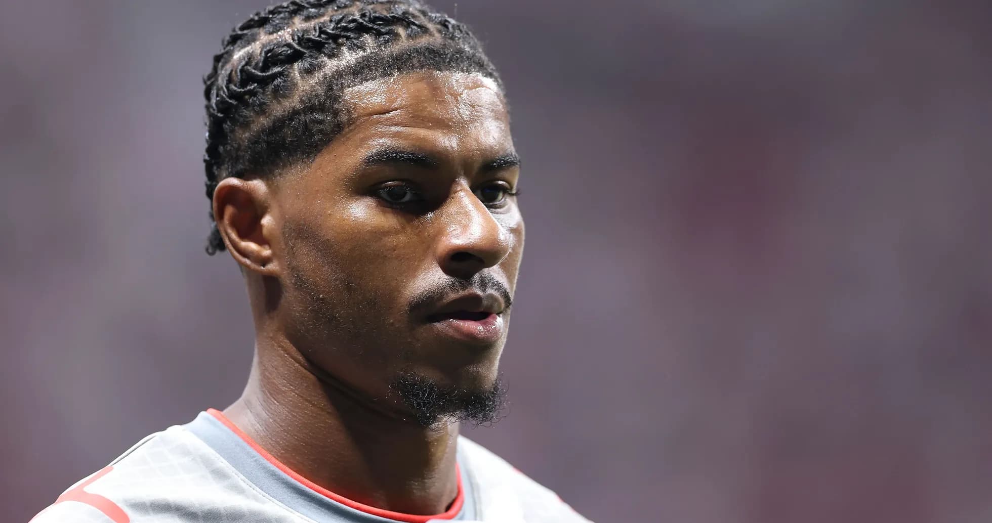 Player with braided hair in sports uniform Player with braided hair in sports uniform