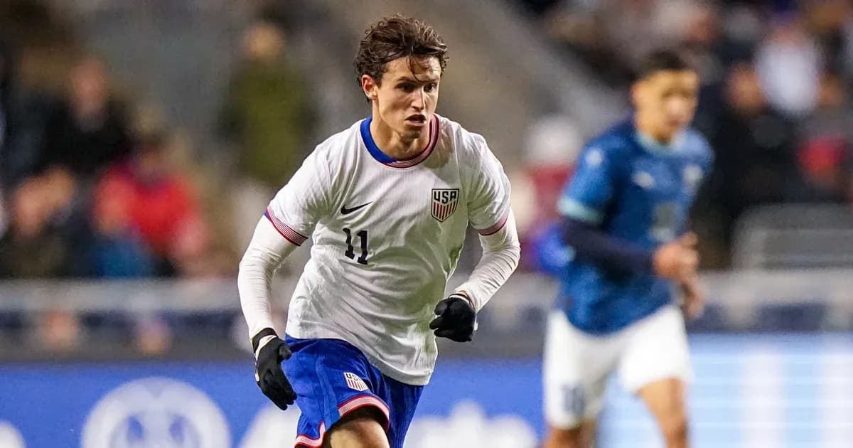 Player wearing USA jersey running during match Player wearing USA jersey running during match