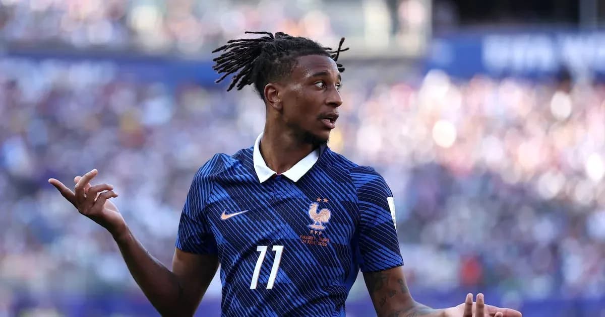 Player gesturing during match in blue jersey Player gesturing during match in blue jersey