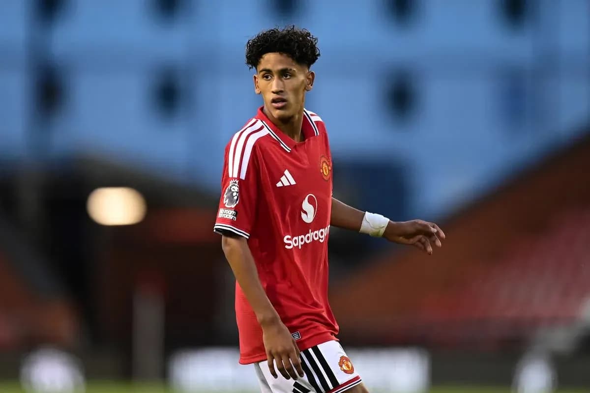 Manchester United player on the pitch during match Manchester United player on the pitch during match
